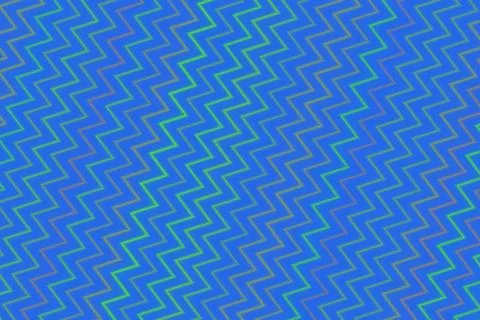 Abstract blue and green zigzag pattern background 스톡 일러스트