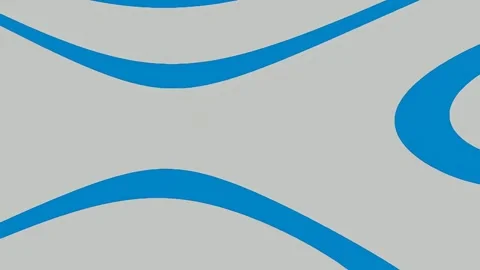 Abstract blue and grey flowing wave lines background motion graphic loop Stock Footage 340378674