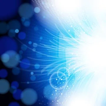 Abstract blue and light background. Stock Illustration