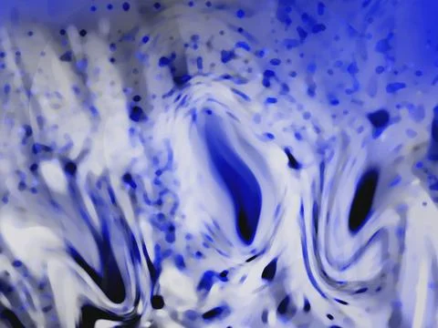 Abstract blue and light bokeh light pattern with dots and sparkling glow fo.. Illustrazione stock