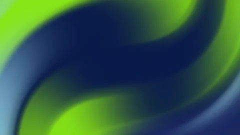 Abstract Blue and Lime Green Fluid Gradient Wave Background Video stock 341003765