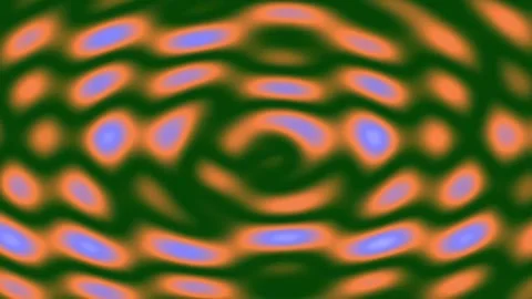 Abstract blue and orange fluid wave pattern background for creative design Stock Footage 342202995