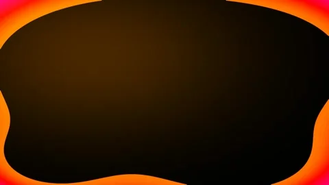 Abstract Blue and Orange Gradient Blob Shape with Soft Glow Overlay Stock Footage 332501957
