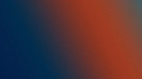 Abstract blue and orange gradient fills the frame with soft cinematic blur,.. Illustrazione stock