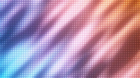 Abstract Blue and Orange Grid Square Shape Tile Pattern Color Waves Stock Footage 157605698