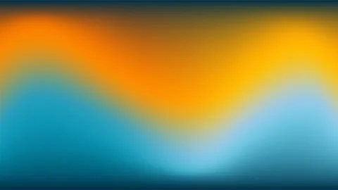Abstract blue and orange mesh gradient background vector illustration Illustrazione stock