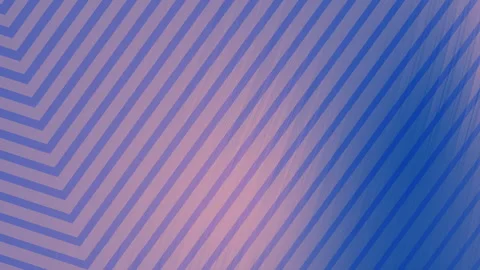 Abstract blue and pink diagonal lines forming chevron pattern Video stock 335919631