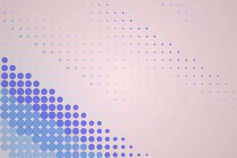 Abstract blue and pink dotted pattern background Stock Photos