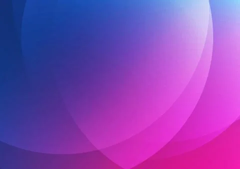 Abstract blue and pink gradient circle shape smooth light background Stock Illustration