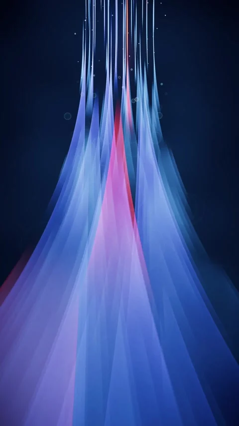 Abstract blue and pink light streaks moving dynamically on dark background .. Stock Footage 327248272