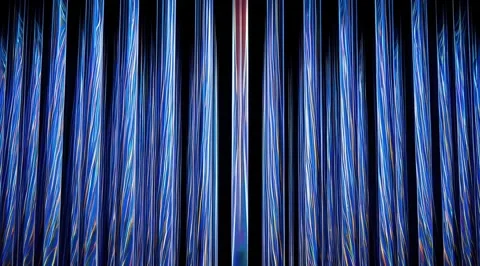 Abstract blue and pink light streaks on black Stock Footage 331456529