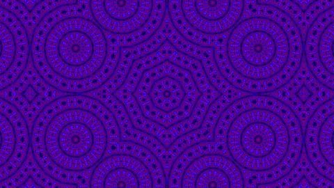Abstract Blue and Purple Circular Pattern with Geometric Dot Details Stock Illustration