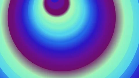 Abstract Blue and Purple Concentric Circles Motion Background Loop Stock Footage 329459042