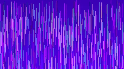 Abstract blue and purple digital data stream flowing background animation Видео 339487455