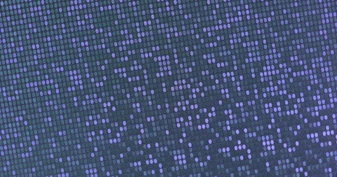 Abstract blue and purple digital texture moves across a dense pixel pattern Stock Footage 345027516