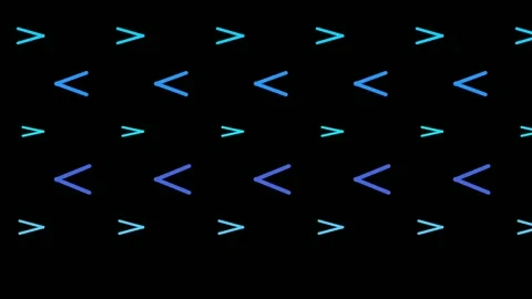 Abstract blue and purple geometric arrow patterns moving in a seamless loop on Stock Footage 346203761