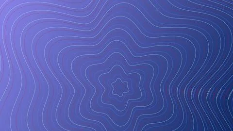 Abstract Blue and Purple Gradient Background with Dynamic Wavy Topographic .. 스톡 일러스트