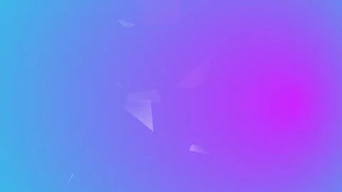 Abstract Blue and Purple Gradient Background with Floating Translucent Geom.. Illustrazione stock