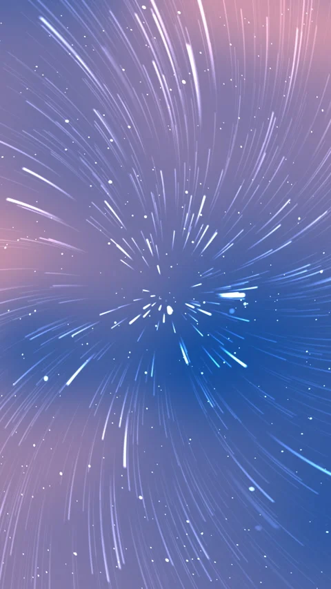 Abstract blue and purple light burst radiating outward in cosmic display Stockbeeldmateriaal 335919613