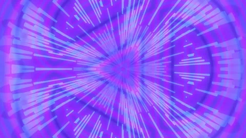 Abstract Blue and Purple Psychedelic Tunnel Vortex Motion Background Stock Footage 331717231