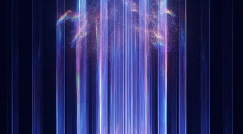 Abstract blue and purple vertical light beams Stock Footage 331453635