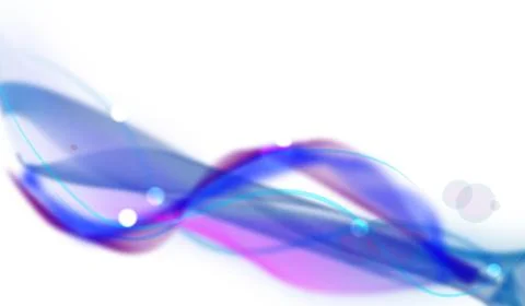 Abstract blue and purple wave with whie background.unique design Stock Illustration