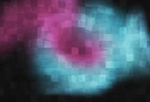 Abstract blue and red gradient square pattern background. Vector. Stockillustratie