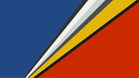 Abstract blue and red Stock Illustration