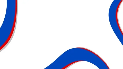 Abstract Blue and Red Line Art Pattern for Design Backgrounds. Stock Footage 340037090