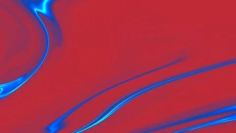 Abstract Blue and Red Liquid Flowing Art Background Loop. Stock Footage 339209239
