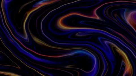 Abstract Blue and Red Neon Fluid 15s Seamless Loop Animation Video stock 340995212