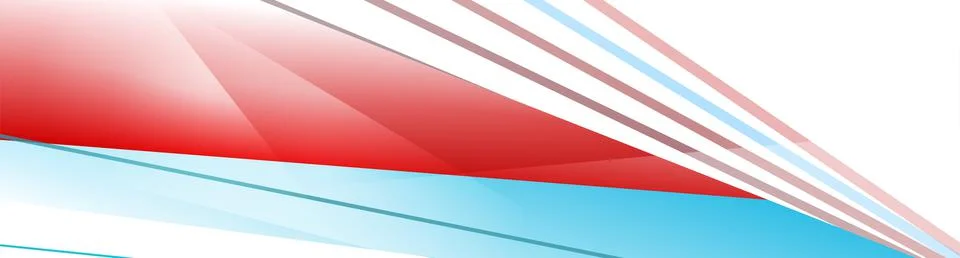 Abstract blue and red tech stripes background Illustrazione stock