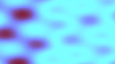 Abstract blue and red vibrant color gradient wave pattern background loop Stock Footage 340378730
