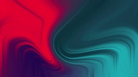 Abstract blue and red Wave Animation Loop – Seamless Motion Design Background Stock Footage 308539041