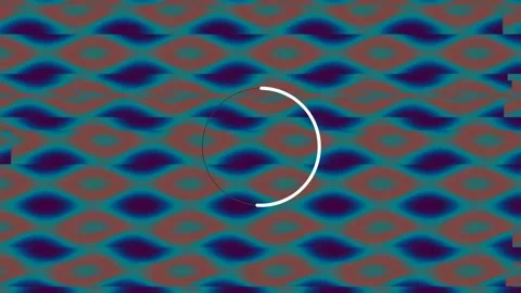 Abstract blue and teal digital pattern background loop seamless geometric w.. Video stock 342093096