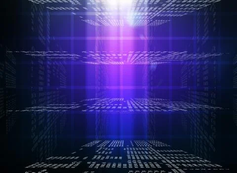 Abstract blue and violet background Illustrazione stock