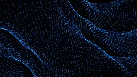 Abstract blue and violet wavy motion background Stock Footage 122977179