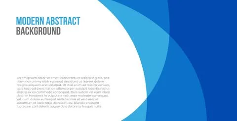 Abstract blue and white background vector . modern and clean background style Stock Illustration