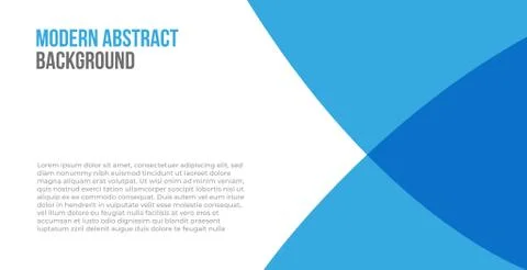 Abstract blue and white background vector . modern and clean background style Stock Illustration