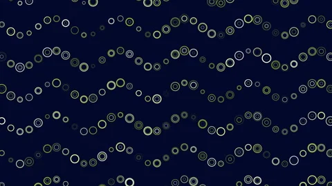 Abstract blue and white circle pattern on dark background Stock Footage 258918170