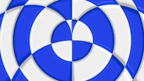 Abstract blue and white circular motion background Stock Footage 337934129