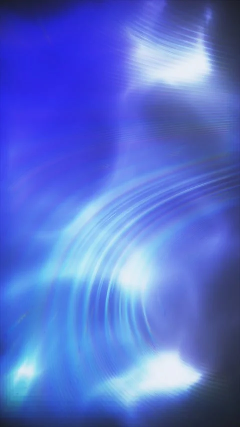 Abstract blue and white flowing liquid light waves Stock Footage 341243586