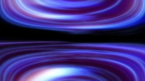 Abstract blue and white horizontal lines creating a futuristic, digital flo.. Video stock 283345960