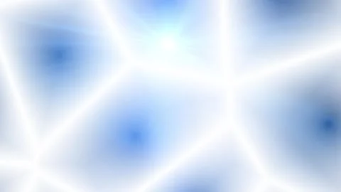 Abstract Blue and White Light Background with Glowing Network Pattern Stock Footage 340413175