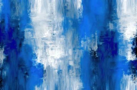 Abstract blue and white oil paint texture background. Stock Illustration