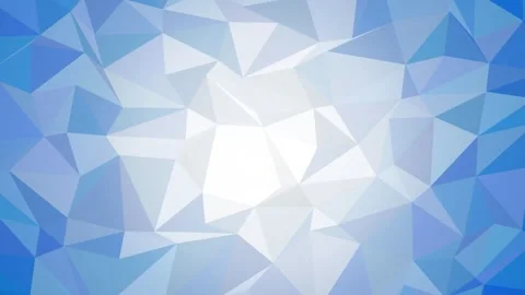 Abstract Blue and White Polygonal Background Loopable Animation Stock Footage 336617573