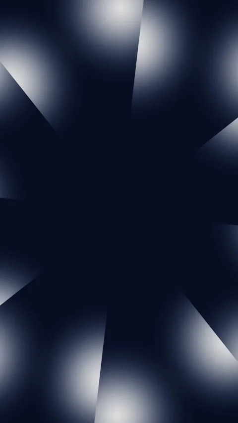 Abstract Blue and White Pulsing Floral Motion Background Video stock 337094628