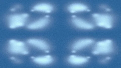 Abstract blue and white smoke cloud background seamless loop video Stock Footage 337702910