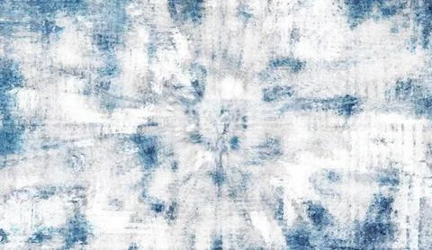 Abstract blue and white textured background with watercolor brush strokes for Stock Illustration