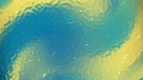 Abstract Blue and Yellow Fluid Ripple Gradient Background Stock Footage 344715679